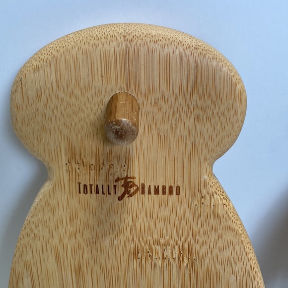 TOTALLY BAMBOO Salad or Pasta Server Hands Set of 2 - Picture 4 of 9